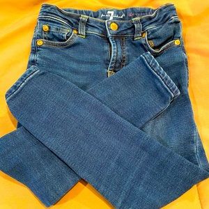Girls 7 for all mankind jeans